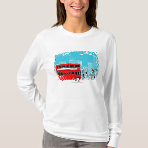 T-shirt Banlieusards attendant à l'arrêt d'autobus