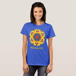 T-shirt BannaPuddin Namaste Kaleidoscope