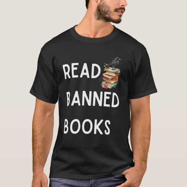 T-Shirt "Banned Books" lesen (Vorderseite)
