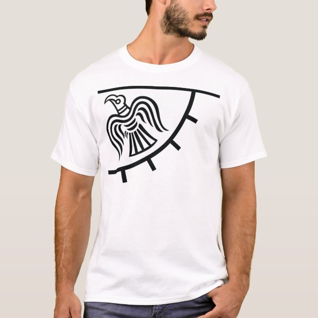 T-shirt Bannière de Raven (drapeau de Viking) (Devant)