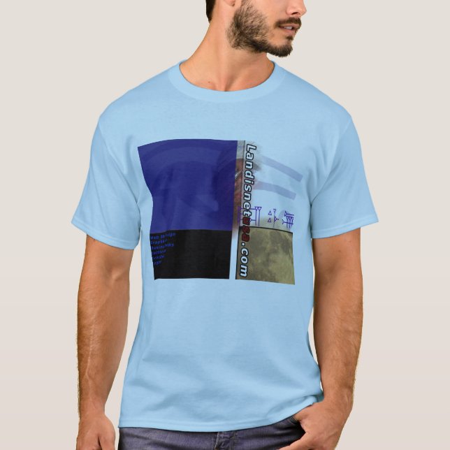 T-shirt Bannière Landisnetusa-Prolongée de réseau (Devant)