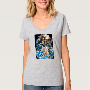 T-shirt Banoy-e Tir – Femme Fantasy de la Déesse Persane d