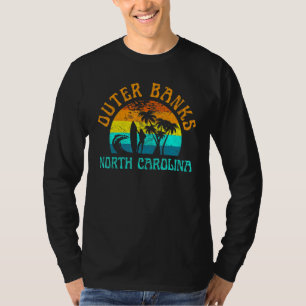 T-shirt Banques extérieures Caroline du Nord Surf Plage Su