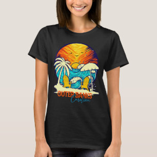 T-shirt Banques extérieures Coucher de soleil Carolina Vac