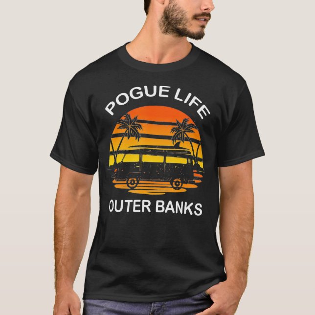 T-shirt Banques extérieures - Vie des poules Banques extér (Devant)