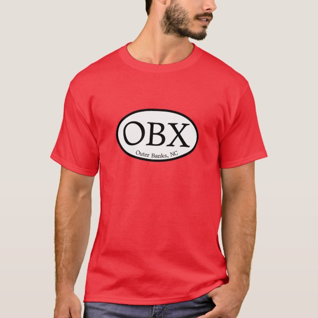 T-shirt Banques externes d'OBX ovales (Devant)