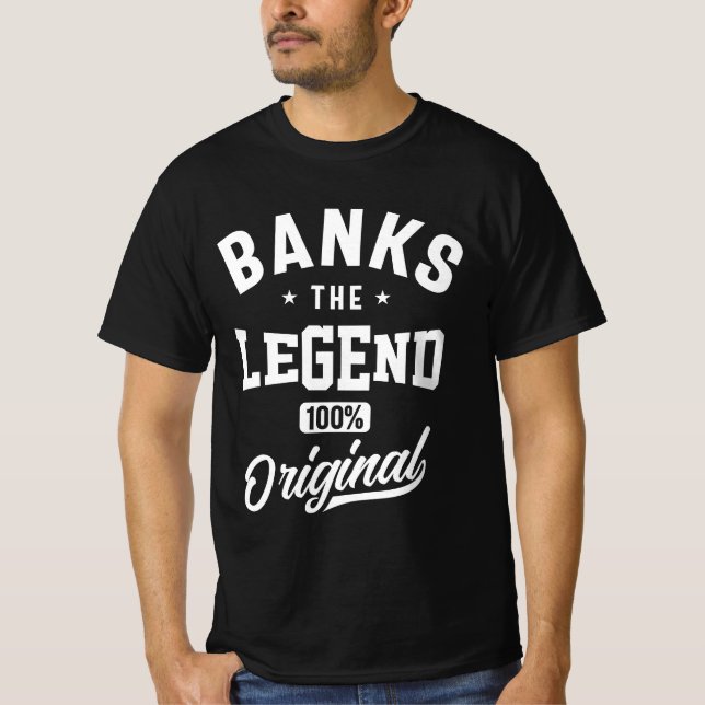 T-shirt Banques Nom personnalisé (Devant)