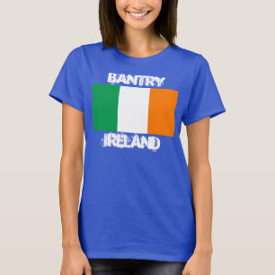 T-shirt Bantry, Irlande avec drapeau irlandais