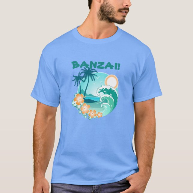 T-shirt Banzai Surf (Devant)