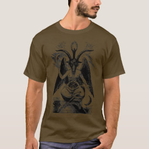 T-shirt Baphomet Diable Sabbatique Chèvre Satan 2