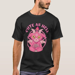 T-shirt Baphomet mignonne comme l'enfer Ésotérique mignon 