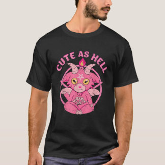 T-shirt Baphomet mignonne comme l'enfer Ésotérique mignon
