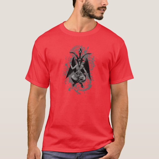 T-shirt Baphomet : un dieu à cornes des sorcières et de la (Devant)