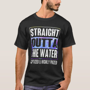 T-shirt Baptême Adultes Enfants Drôle Idée Cadeau Pour