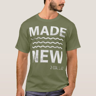 T-shirt Baptême chrétien Adulte Bible Verse