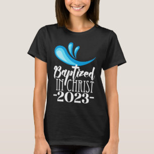 T-shirt Baptisé dans le Christ 2023 RCIA Baptême catholiqu