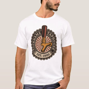 T-shirt Bar à bière artisanale personnalisé NOM Brasserie 