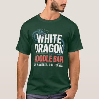 T-shirt Bar à nouilles Dragon Blanc
