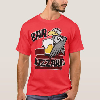 T-shirt Bar Buzzard Comédie Boire