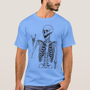T-shirt Bar dix Duh Bartender Funny Cool Skeleton Happy H
