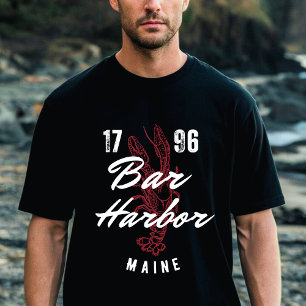 T-shirt Bar Harbour Maine Lobster Classic