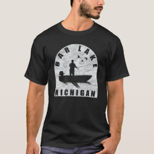 T-shirt Bar Lake Fishing Michigan