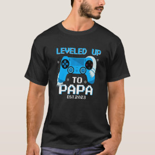 T-shirt Bar Mitzvah Leveled Jusqu'À Papa Est 2023 Nouveau 
