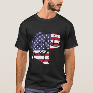 T-shirt Bar rayé américain
