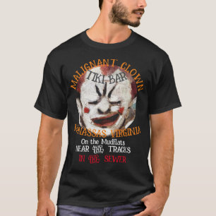 T-SHIRT BAR TIKI DE CLOWN MALIN MANASSAS VIRGINIA