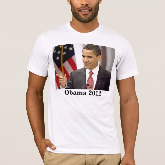 T-shirt Barack Obama 2012 (Devant)