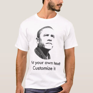 T-shirt Barack Obama - personnalisable
