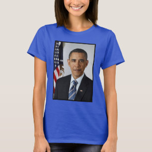 T-shirt Barack Obama Président américain Portrait de la Ma