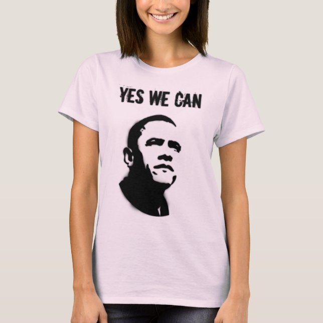 T-shirt Barack Obama, sercil. YWC (Devant)