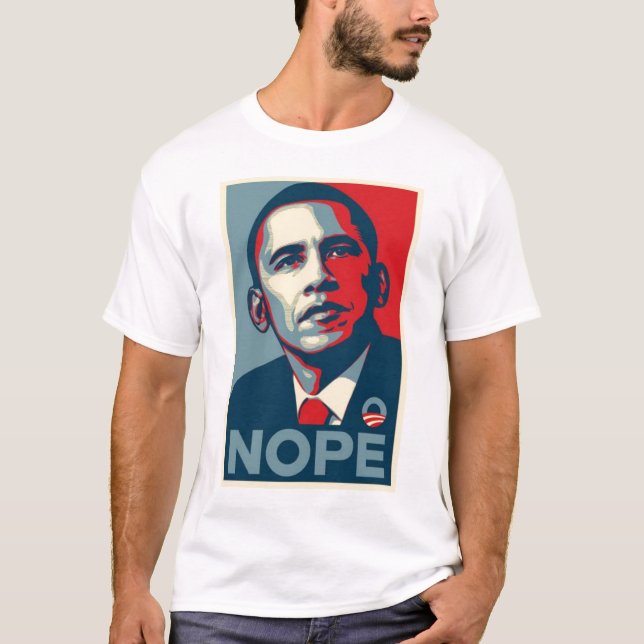 T - Shirt Barak NOPE (Vorderseite)