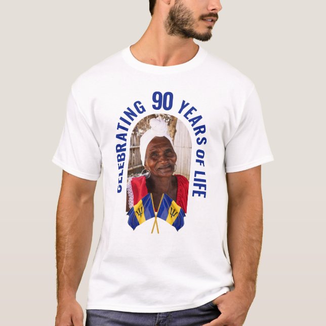 T-shirt BARBADOS Personnalisé N'importe quel âge Famille G (Devant)