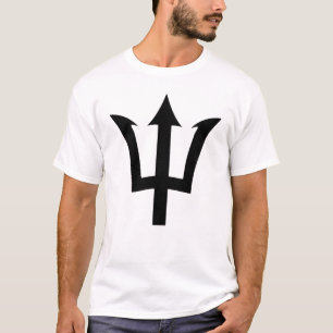 T-shirt Barbados Trident Fiers de la patriotique barbadien