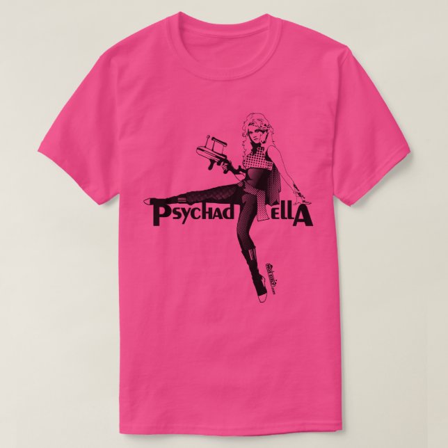 T-shirt Barbarella Psychadella (Design devant)