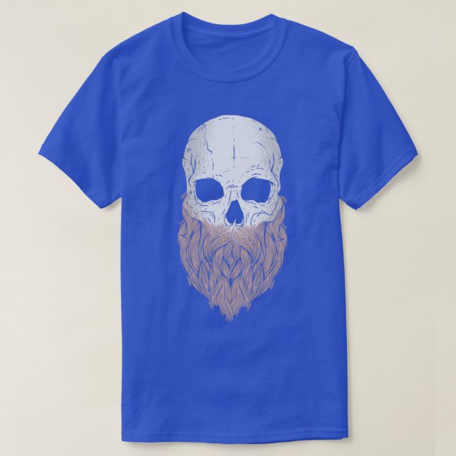 T-shirt Barbe de crâne viking (Design devant)