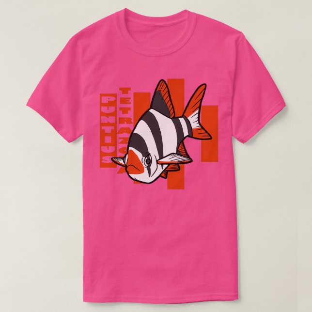 T-shirt Barbe de tigre de poisson FW (Design devant)