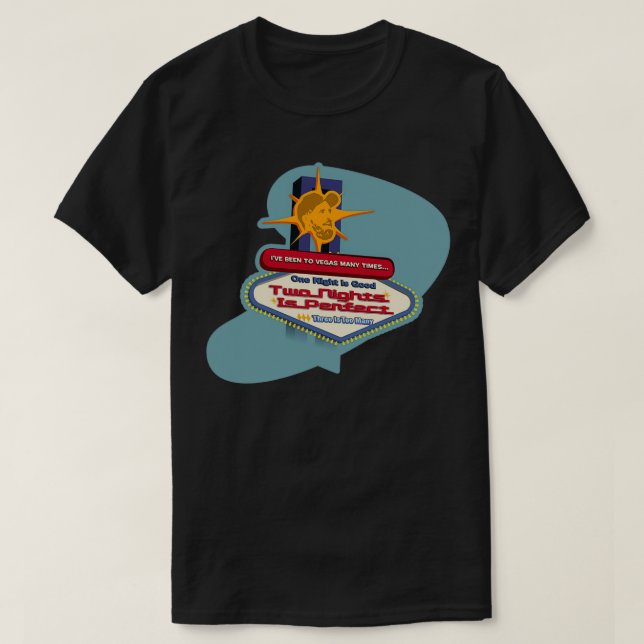 T-shirt Barbe d'entraîneurs à Vegas (Design devant)
