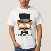 Barbe en guidon Chat à moustache de dessin animé h