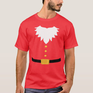 T-shirt Barbe et ceinture du père noël