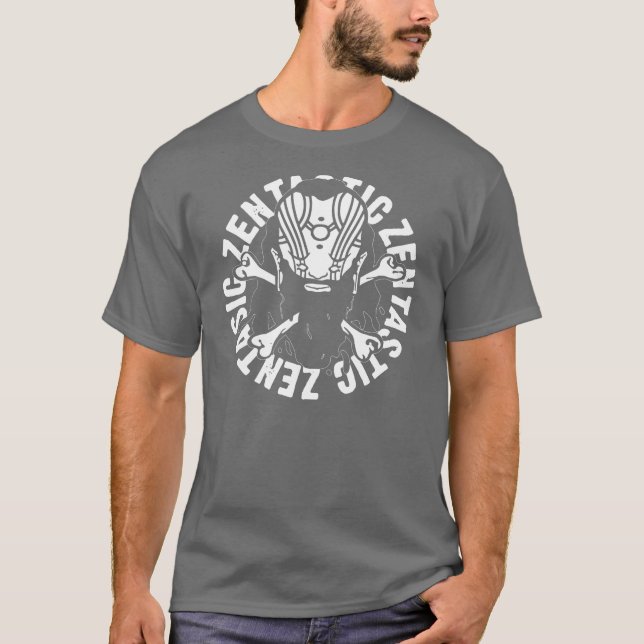 T-shirt BARBE ET OS CROISÉS de Zentastic (Devant)