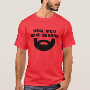 T-shirt barbe   Les vrais hommes ont des barbes