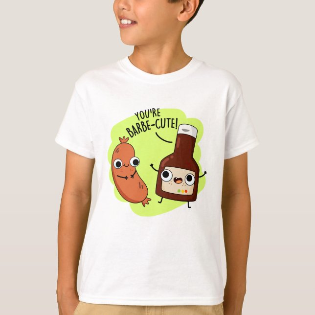 T-shirt Barbe-mignon Funny Barbecue Pun (Devant)
