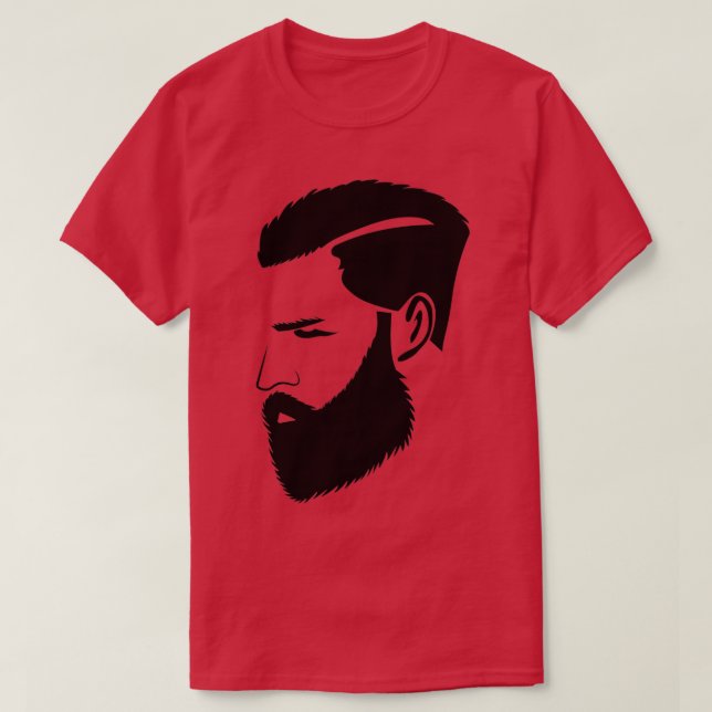 T-shirt Barbe noire 10 (Design devant)