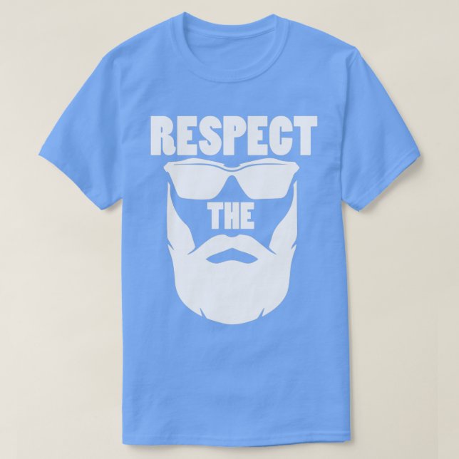 T-shirt Barbe Respectez la barbe 1 (Design devant)