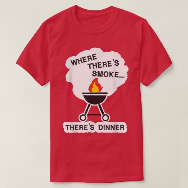 T-shirt Barbecue barbecue barbecue Cuisine Fête des pères  (Design devant)