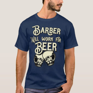 T-shirt Barber cadeaux de travail pour lui