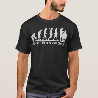 T-shirt Barber Funny Evolution de l'homme